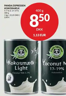 Nielsen's Discount Panda Expressen kokosmælk tilbud