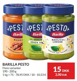 Nielsen's Discount Barilla pesto tilbud