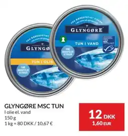 Nielsen's Discount Glyngøre msc tun tilbud