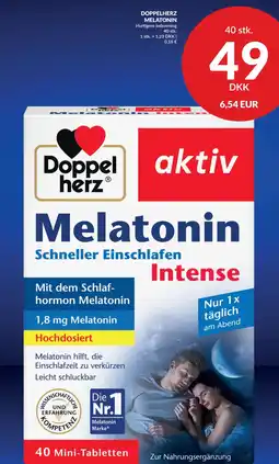 Nielsen's Discount Doppelherz Melatonin Intense tilbud