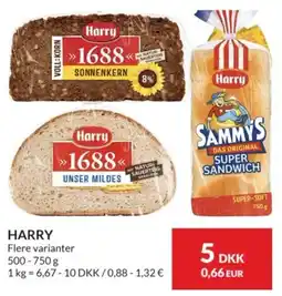 Nielsen's Discount Harry 1688 tilbud