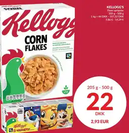 Nielsen's Discount Kellogg's corn flakes tilbud