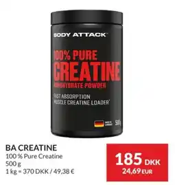 Nielsen's Discount Body Attack Creatine tilbud