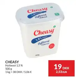 Nielsen's Discount Cheasy Hytteost 1,5 % tilbud