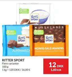 Nielsen's Discount Ritter Sport tilbud