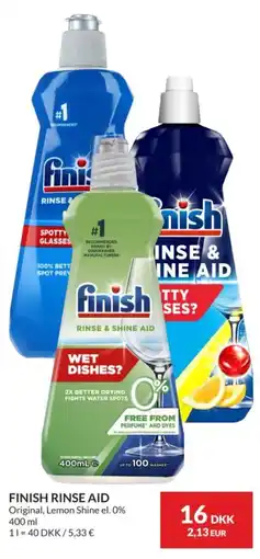 Nielsen's Discount Finish rinse aid tilbud