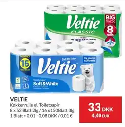 Nielsen's Discount Veltie Toilet Papir Soft & White tilbud