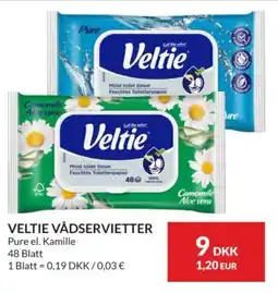 Nielsen's Discount Veltie vådservietter tilbud