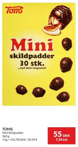 Nielsen's Discount Toms Mini Skildpadder tilbud
