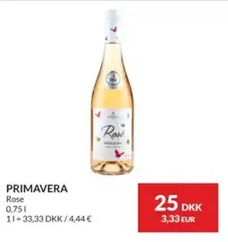 Nielsen's Discount Primavera Rose tilbud