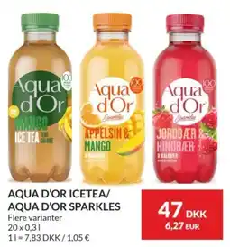 Nielsen's Discount Aqua D'Or icetea/ aqua d'or sparkles tilbud