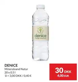 Nielsen's Discount Denice Mineralvand Natur tilbud