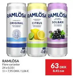Nielsen's Discount Ramlösa Flere varianter tilbud
