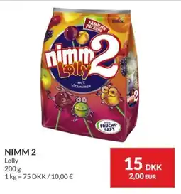 Nielsen's Discount Nimm 2 Lolly tilbud
