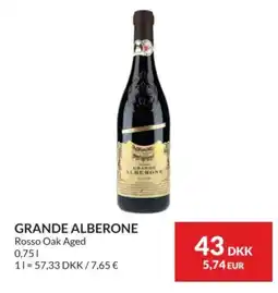 Nielsen's Discount Grande Alberone Rosso Oak Aged tilbud
