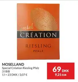 Nielsen's Discount Moselland Special Création Riesling Pfalz tilbud
