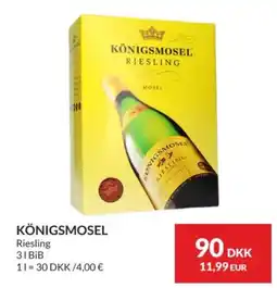 Nielsen's Discount Königsmosel Riesling tilbud