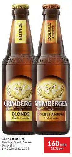 Nielsen's Discount Grimbergen Blonde el. Double Ambree tilbud