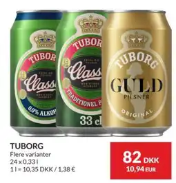 Nielsen's Discount Tuborg tilbud