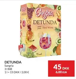 Nielsen's Discount Detunda Sangria tilbud