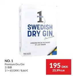 Nielsen's Discount No. 1 Premium Dry Gin tilbud