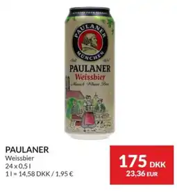 Nielsen's Discount Paulaner Weissbier tilbud