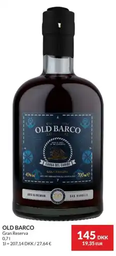 Nielsen's Discount Old Barco Gran Reserva tilbud