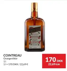 Nielsen's Discount Cointreau Orangenlikör tilbud