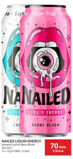 Nielsen's Discount Nailed Liquid Energy Berry Blush tilbud