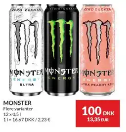 Nielsen's Discount Monster energy tilbud