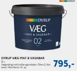 Davidsen Dyrup væg mat & vaskbar tilbud