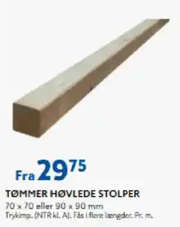 Davidsen Tømmer Høvlede Stolper tilbud