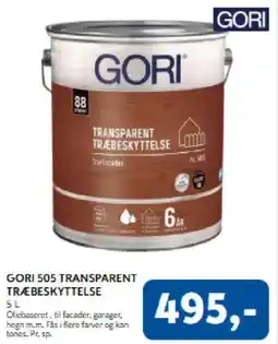 Davidsen Gori transparent træbeskyttelse tilbud