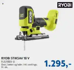 Davidsen Ryobi stiksav 18 v tilbud