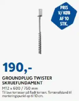 Davidsen Groundplug Twister tilbud