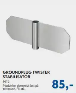 Davidsen Groundplug Twister Stabilisator M12 tilbud