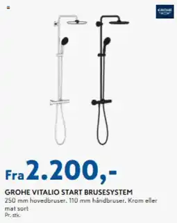 Davidsen Grohe Vitalio Start brusesystem tilbud