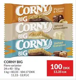 Nielsen's Discount CORNY BIG tilbud