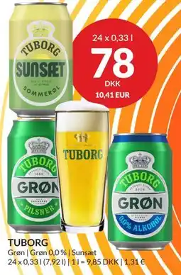 Nielsen's Discount TUBORG tilbud