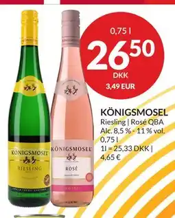 Nielsen's Discount KÖNIGSMOSEL tilbud