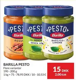 Nielsen's Discount BARILLA PESTO tilbud