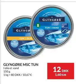Nielsen's Discount GLYNGØRE MSC TUN tilbud