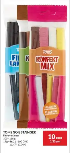 Nielsen's Discount TOMS GO’E STÆNGER tilbud