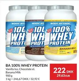 Nielsen's Discount BA 100% WHEY PROTEIN tilbud