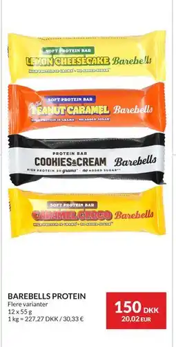 Nielsen's Discount BAREBELLS PROTEIN tilbud