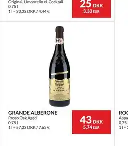 Nielsen's Discount GRANDE ALBERONE tilbud