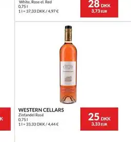 Nielsen's Discount WESTERN CELLARS tilbud