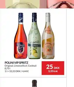 Nielsen's Discount POLINI VIP SPRITZ tilbud