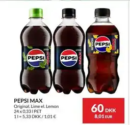 Nielsen's Discount PEPSI MAX tilbud