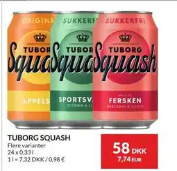 Nielsen's Discount TUBORG SQUASH tilbud
